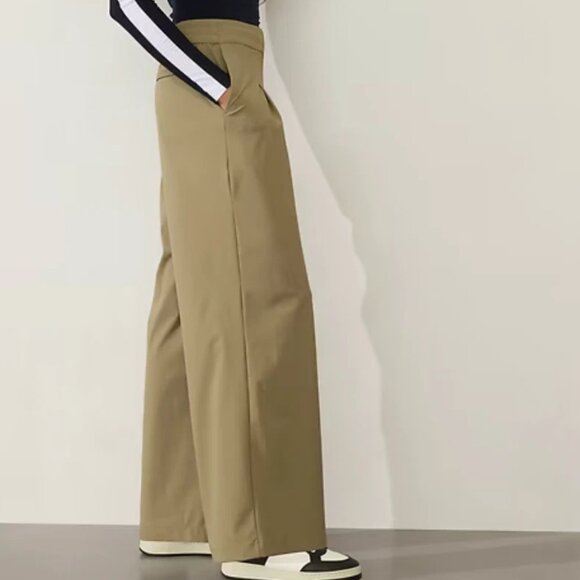 Athleta Pants - NWT Athleta Pinnacle Trousers in Olive Branch